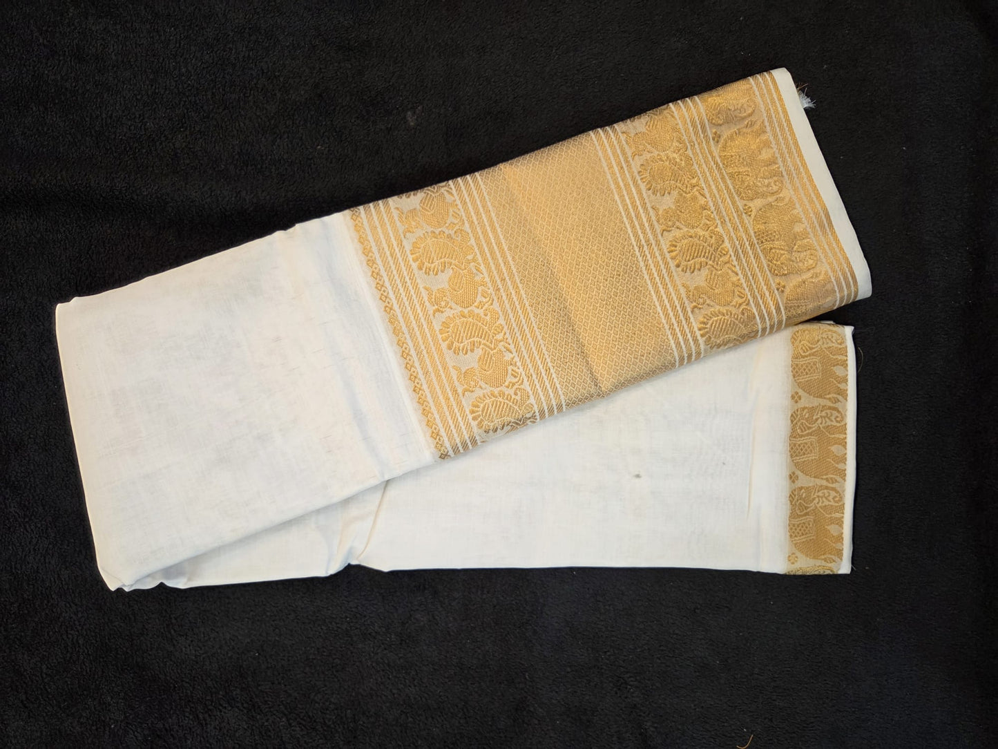 Narayanapet Cotton with Big Zari Border in Rare Colours