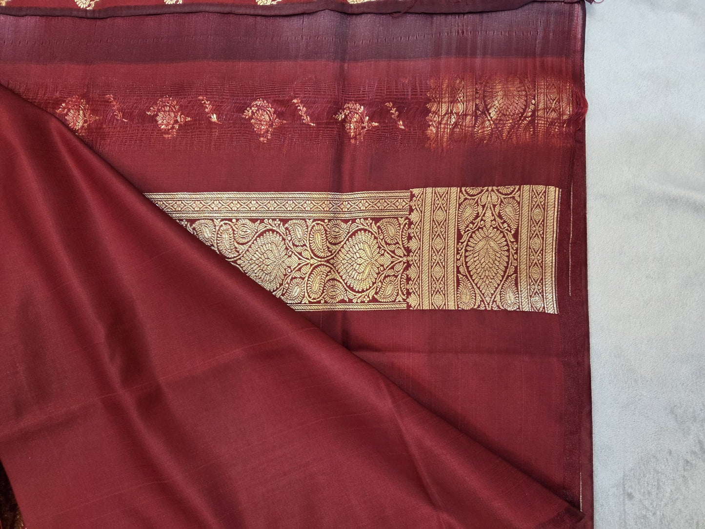 Banarasi Semi katan Silk Saree - VSL Collections