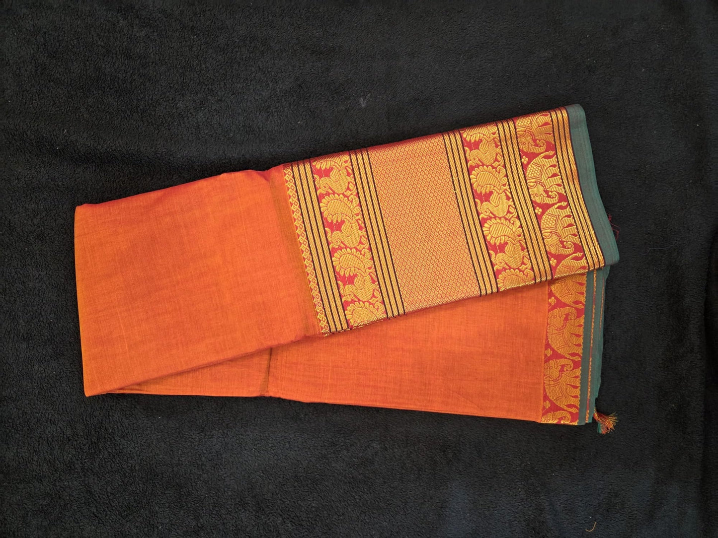 Handloom Narayanapet Cotton Big Border Saree - VSL Collections