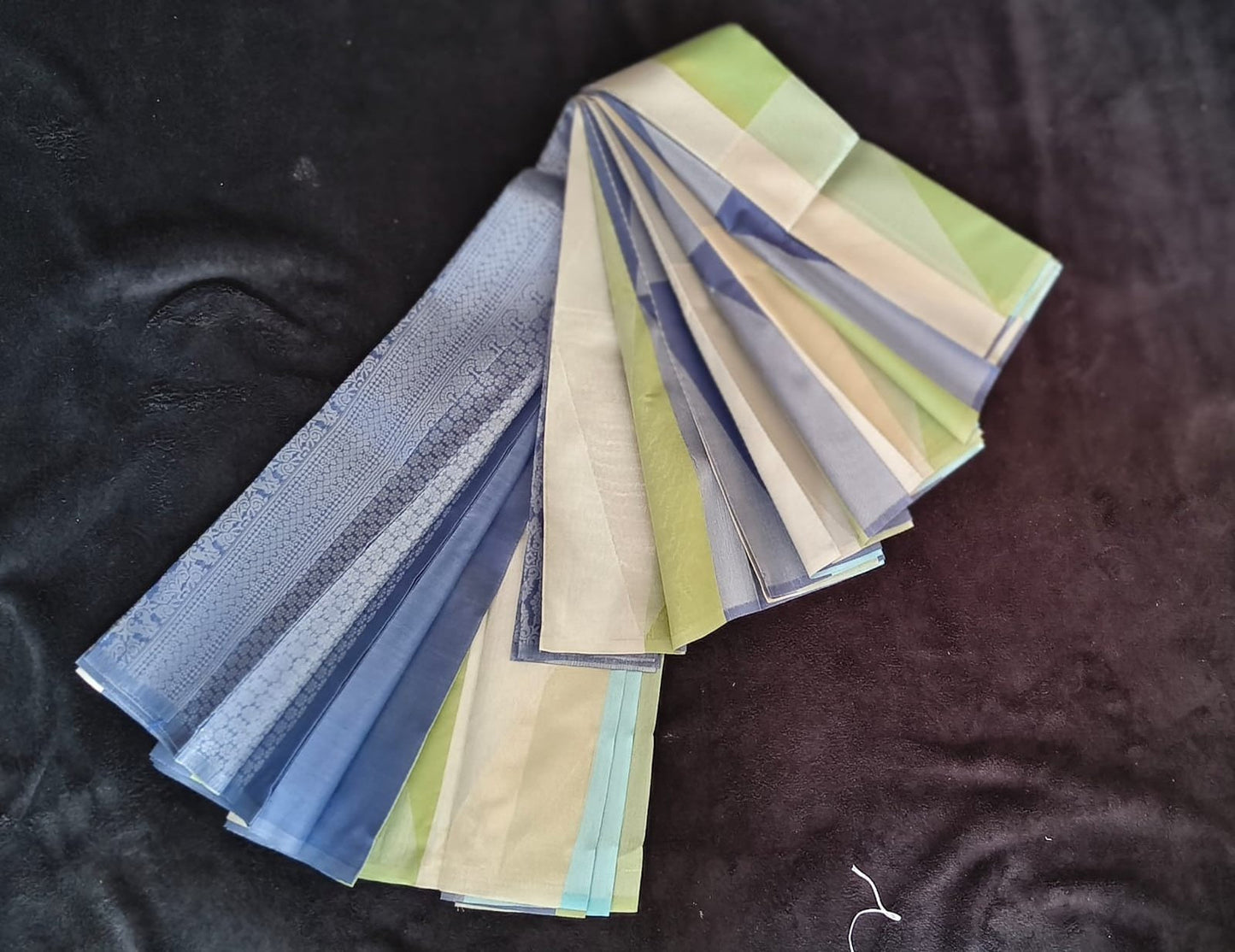 Multi - Color Semi Silk Saree with Zari Work - VSL Collections