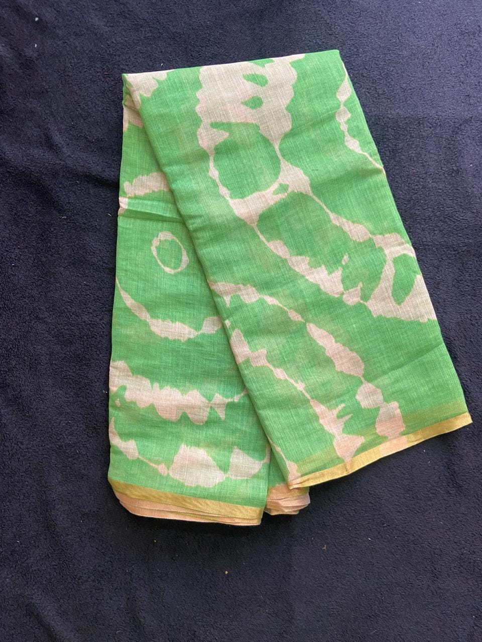 Soft Cotton Sarees with Batik Prints - VSL Collections
