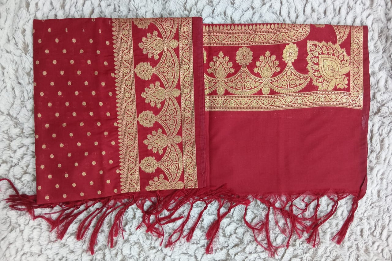 Banarasi Duppattas with Butta and Zari Design