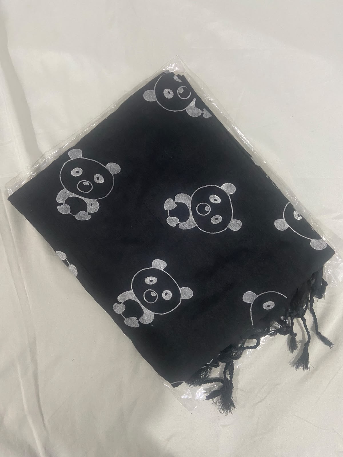 Khadi Cotton with Panda Prints