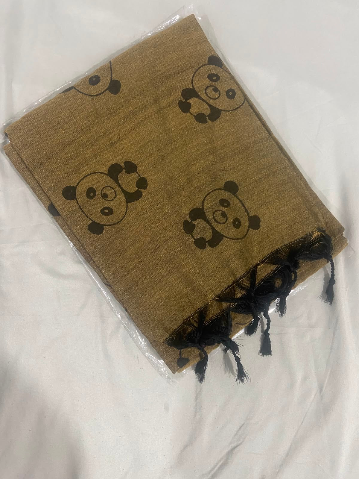 Khadi Cotton with Panda Prints