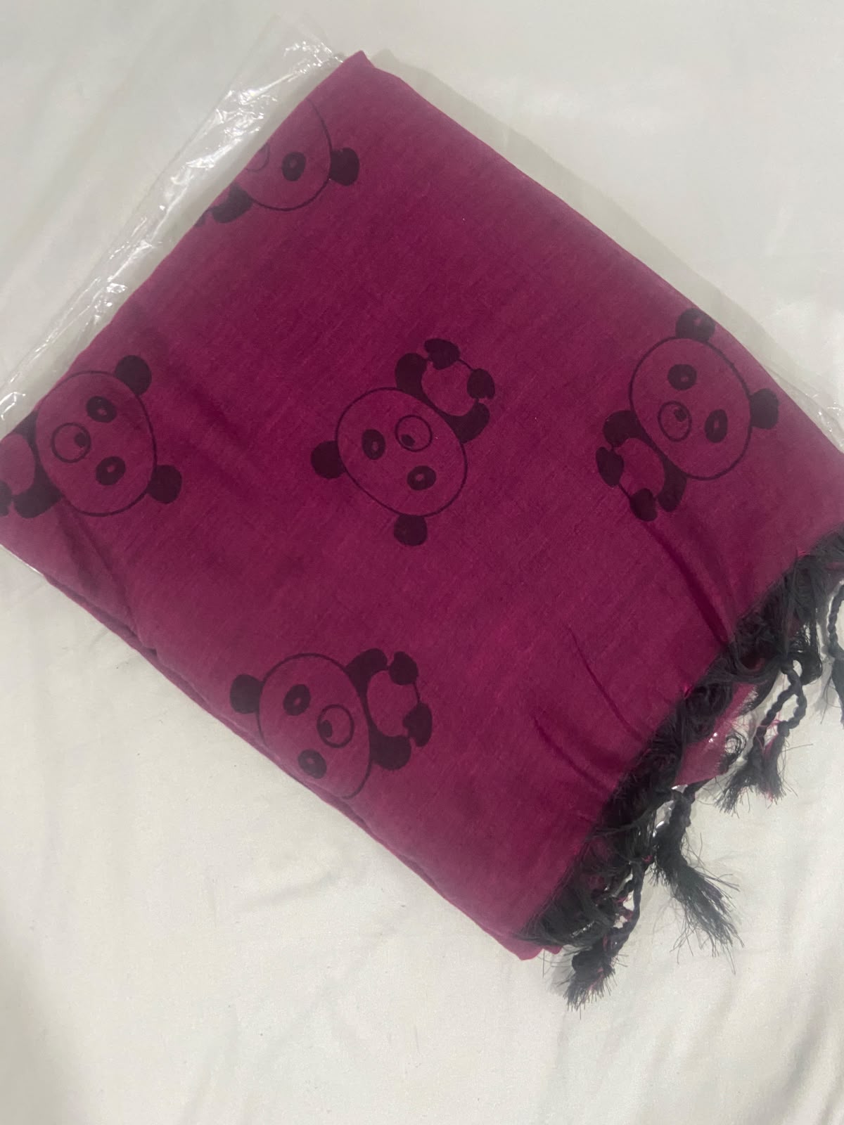 Khadi Cotton with Panda Prints