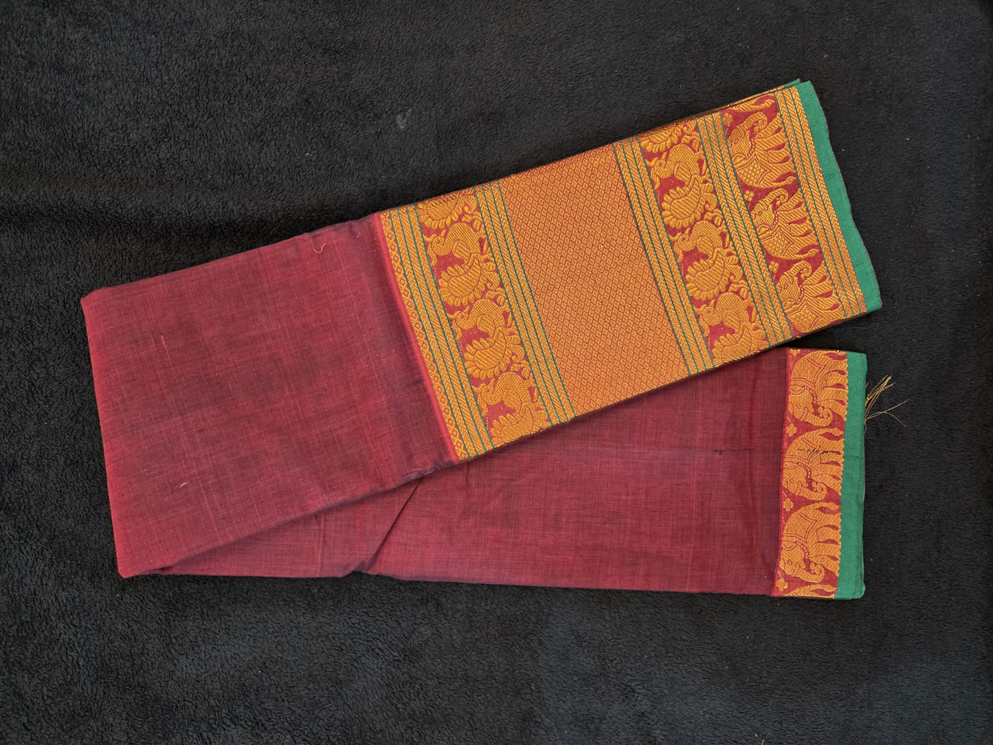 Narayanapet Sarees with Big Zari Border