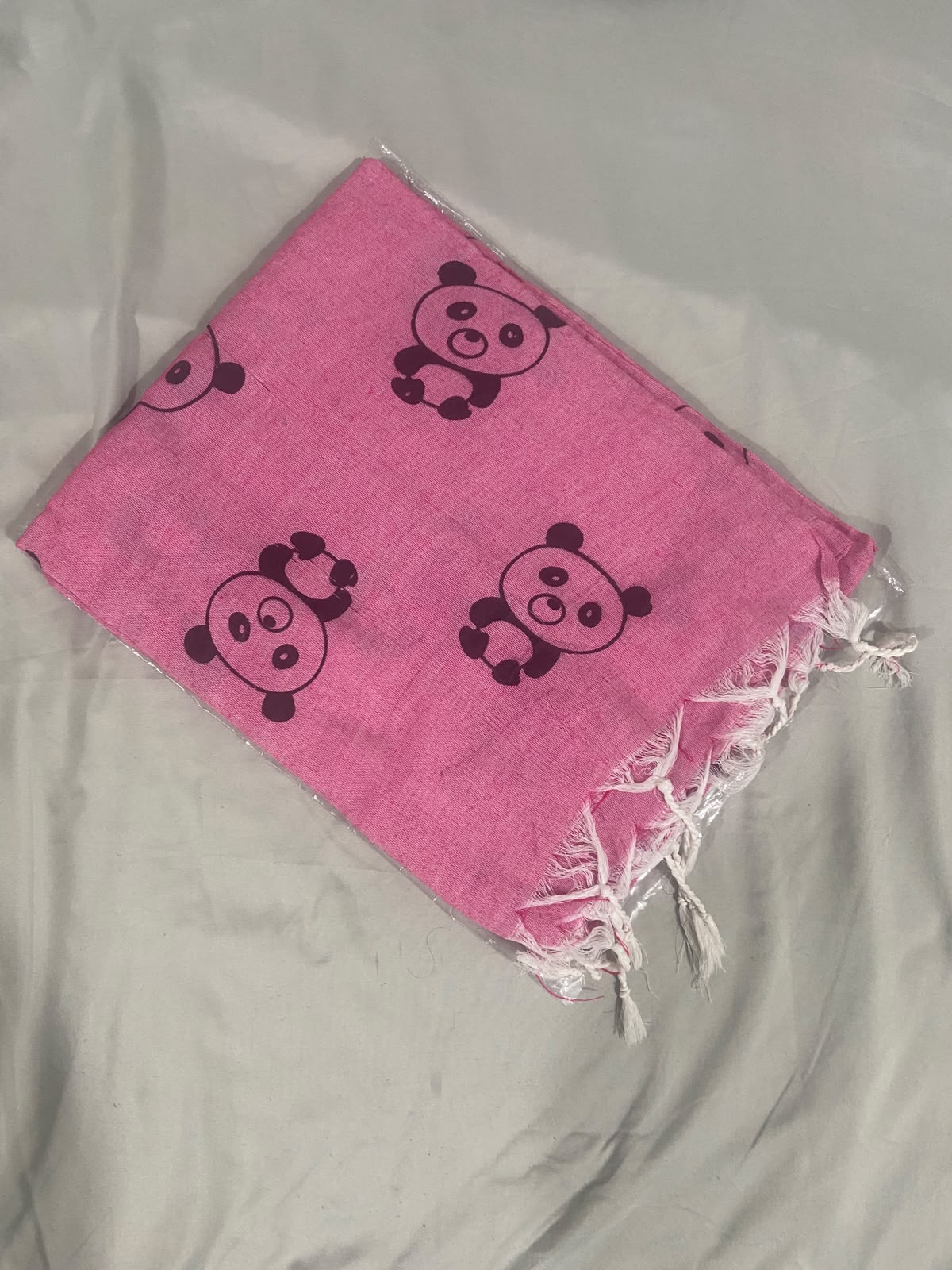Khadi Cotton with Panda Prints