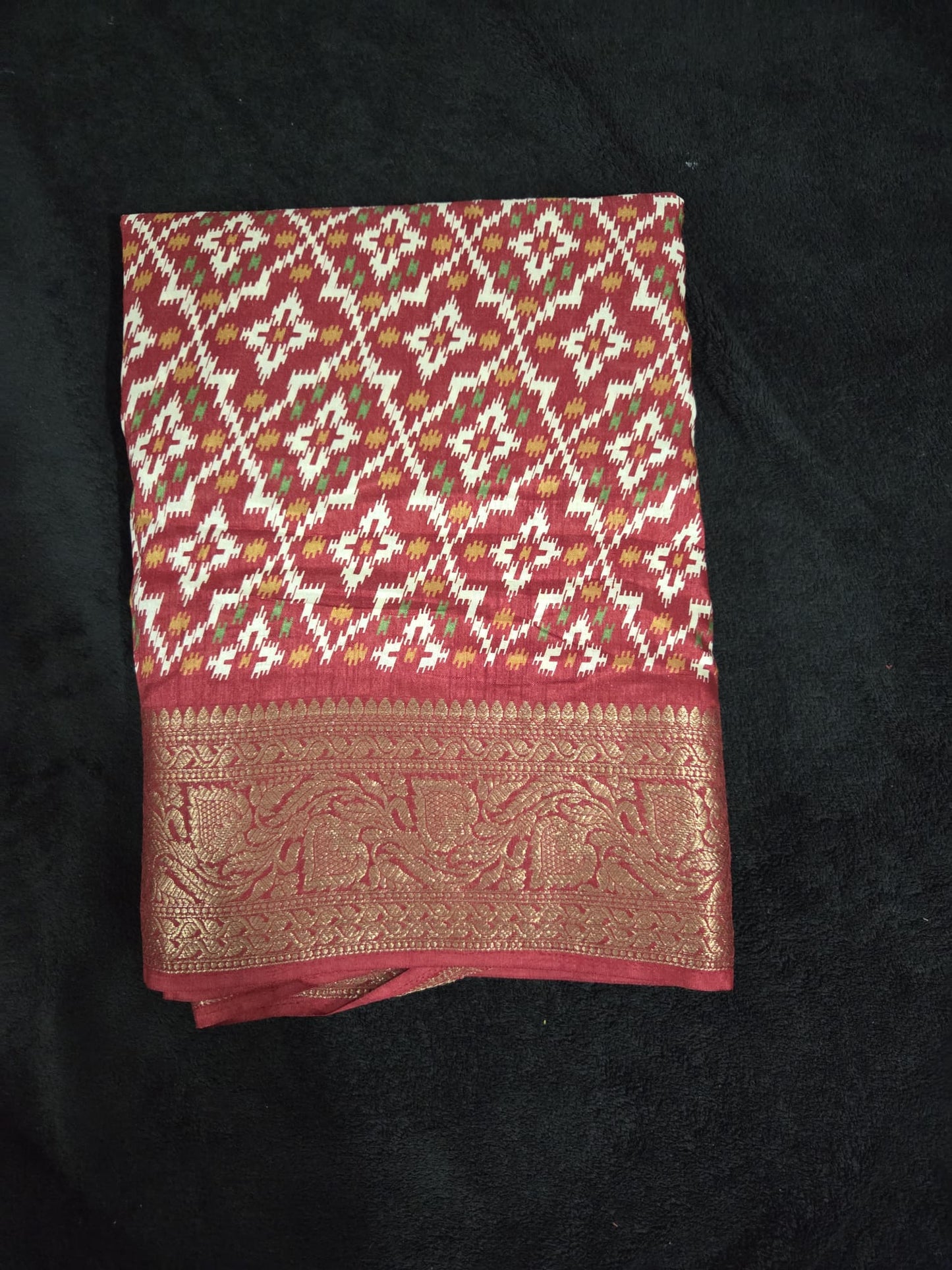 Patola Printed Dola Silk Saree