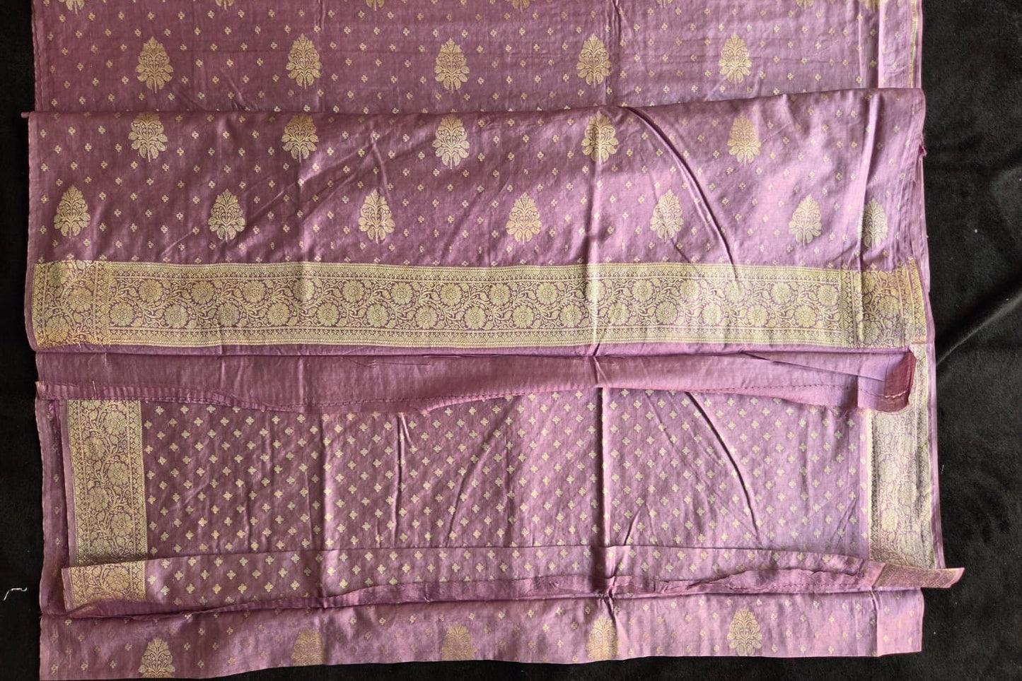 Banarasi Dress Materials with Floral Motifs - VSL Collections