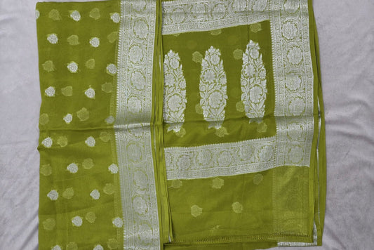 Banarasi Georgette Saree with small Motifs - VSL Collections