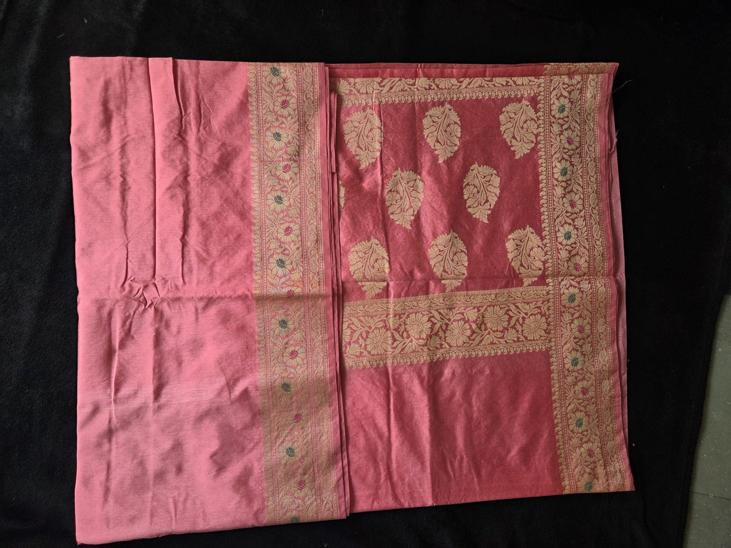 Banarasi Plain Semi Silk Sarees With Zari - VSL Collections