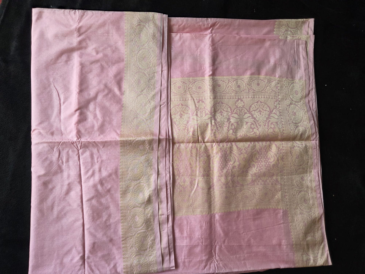 Banarasi Plain Semi Silk Sarees With Zari - VSL Collections