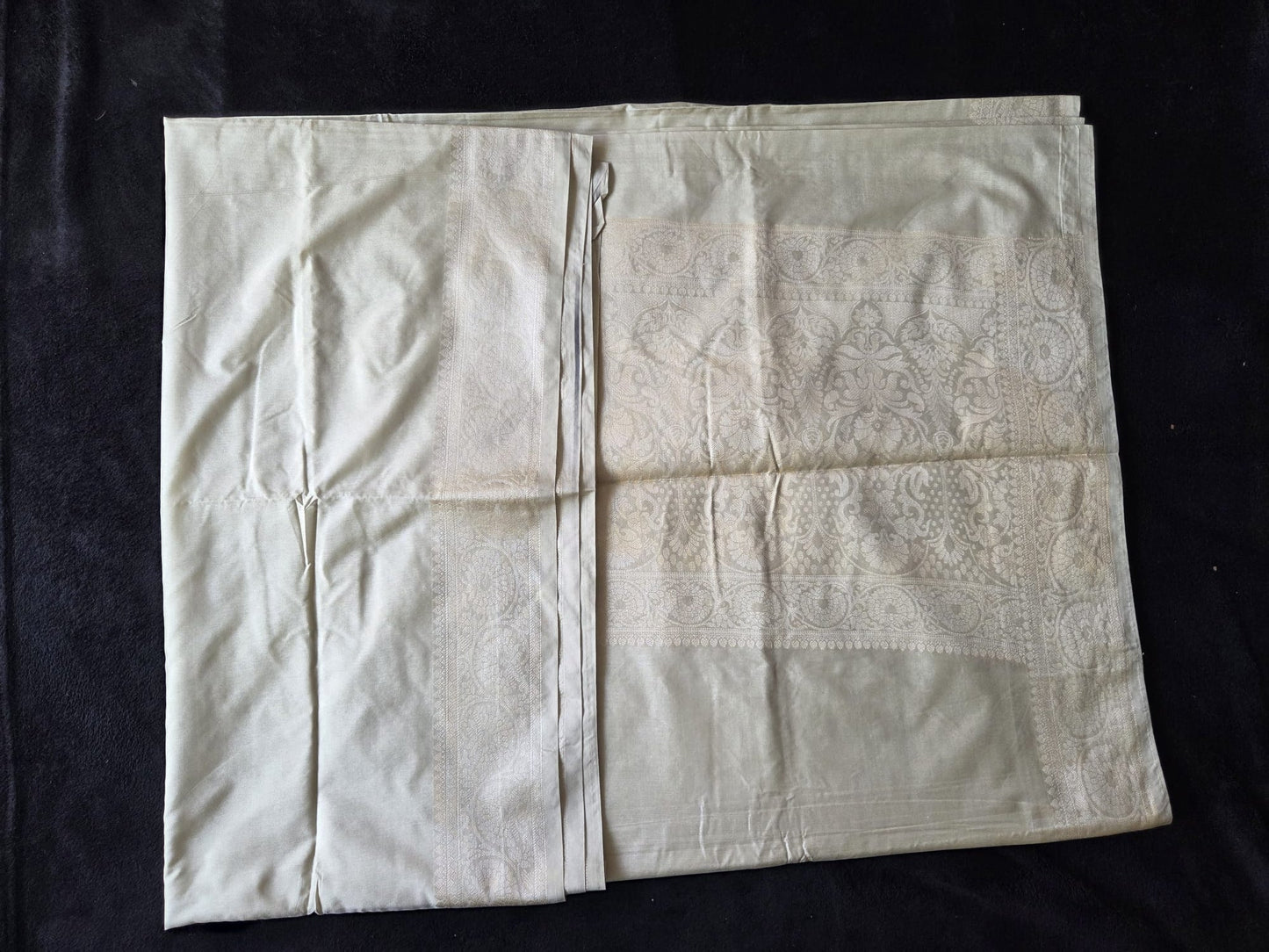 Banarasi Plain Semi Silk Sarees With Zari - VSL Collections
