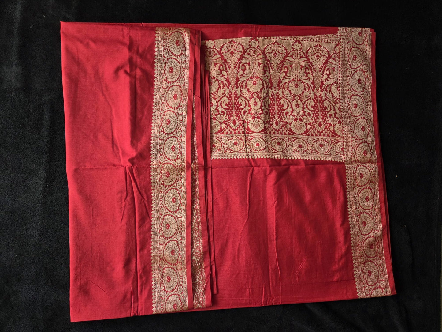 Banarasi Plain Semi Silk Sarees With Zari - VSL Collections