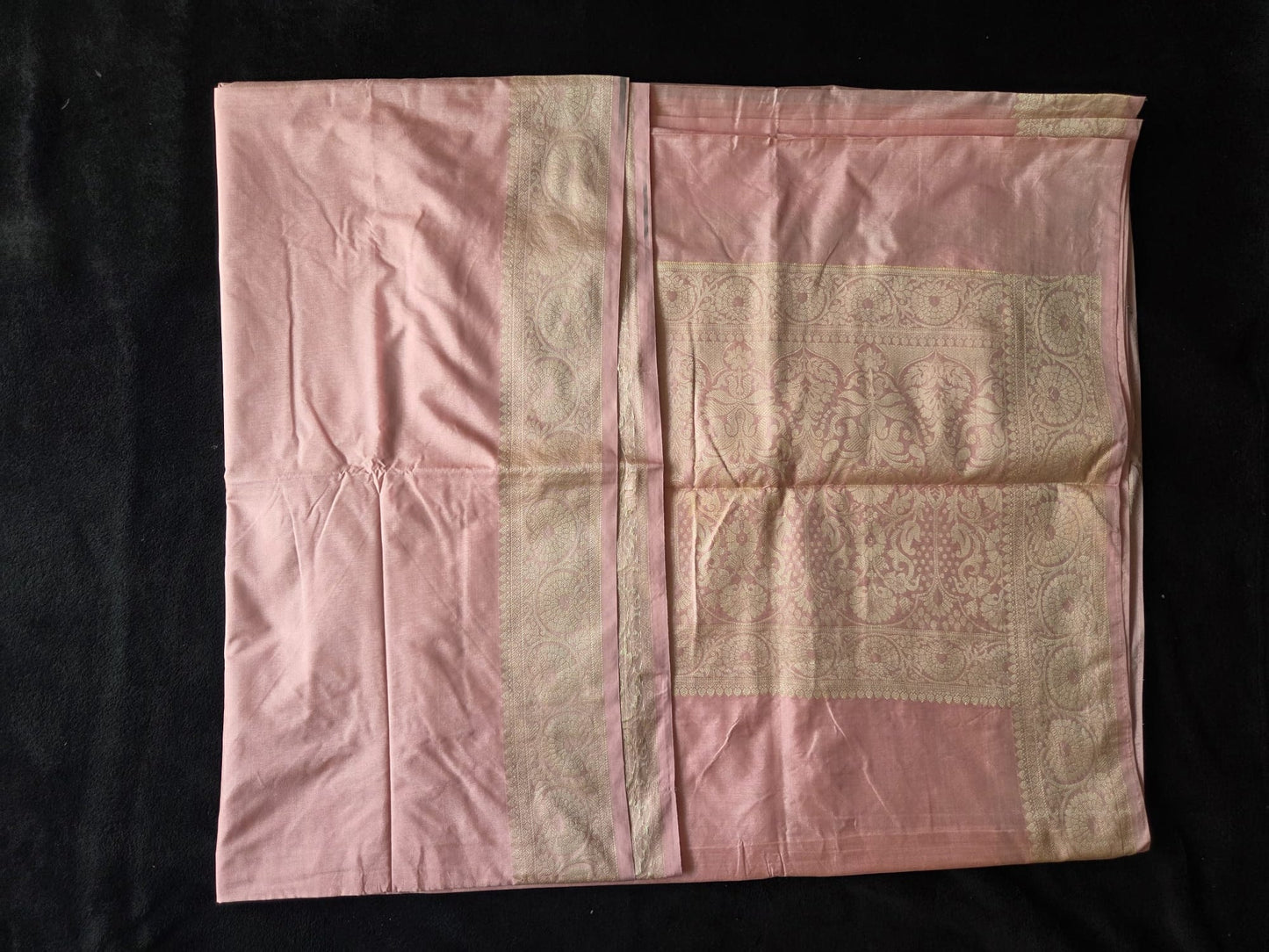 Banarasi Plain Semi Silk Sarees With Zari - VSL Collections