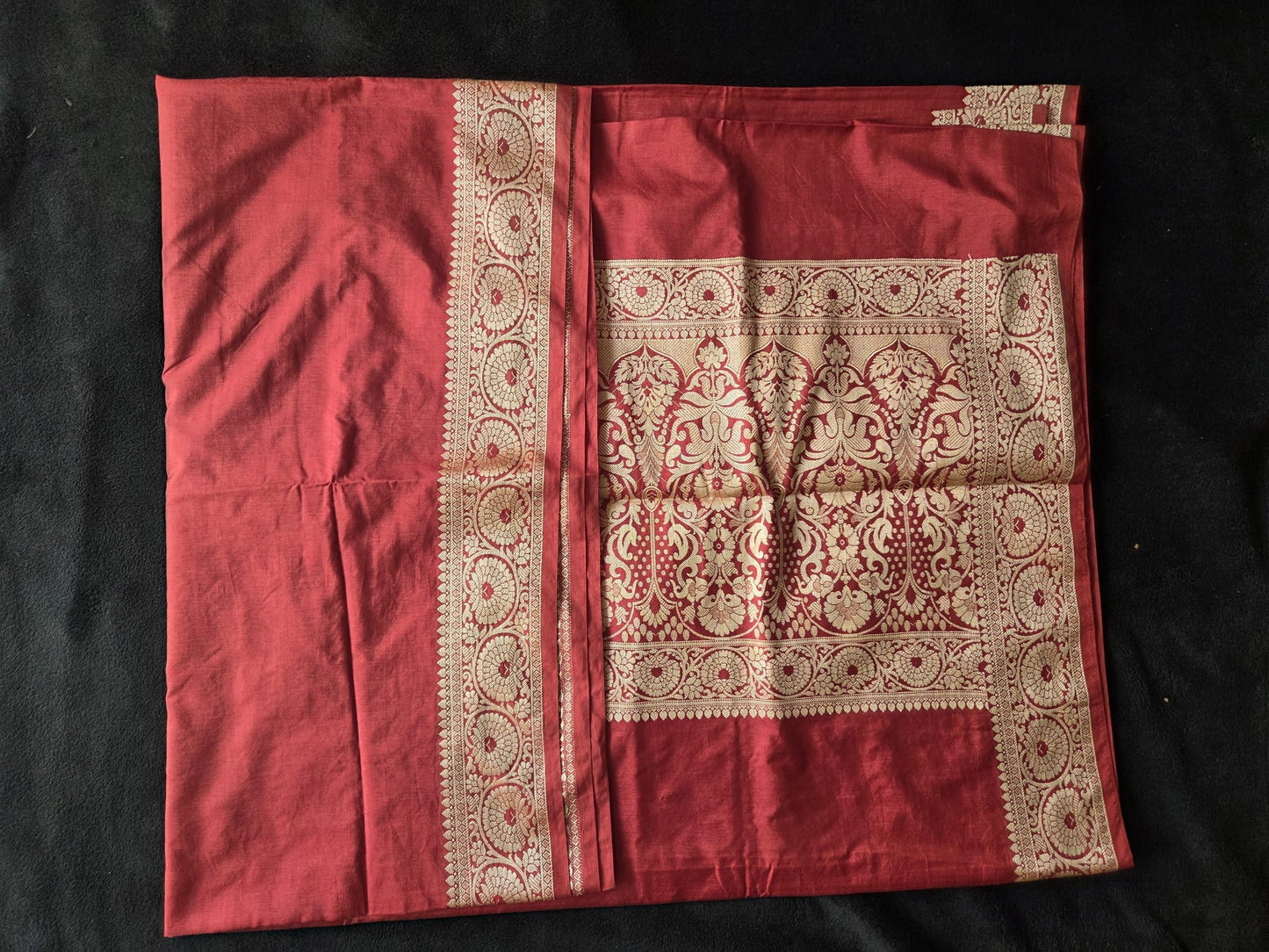 Banarasi Plain Semi Silk Sarees With Zari - VSL Collections