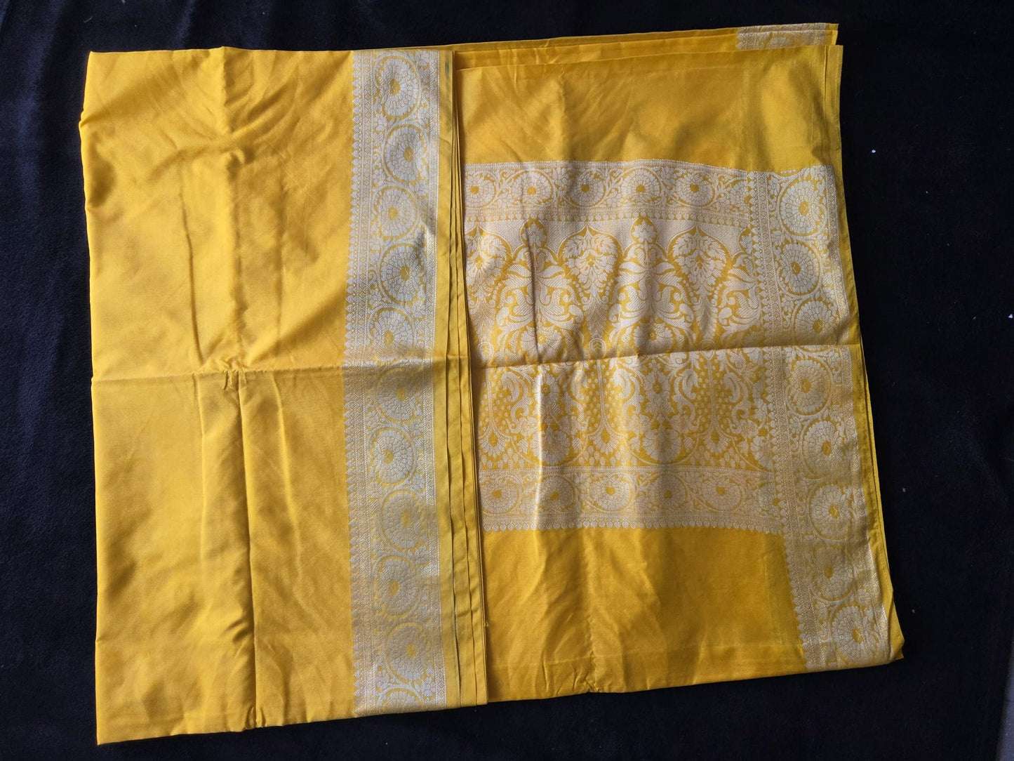 Banarasi Plain Semi Silk Sarees With Zari - VSL Collections