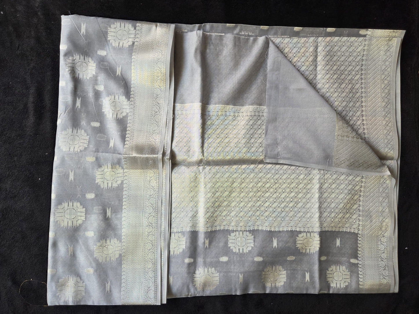 Banarasi Semi Cotton Sarees with Ashrafi(Gold Coin) Motif - VSL Collections