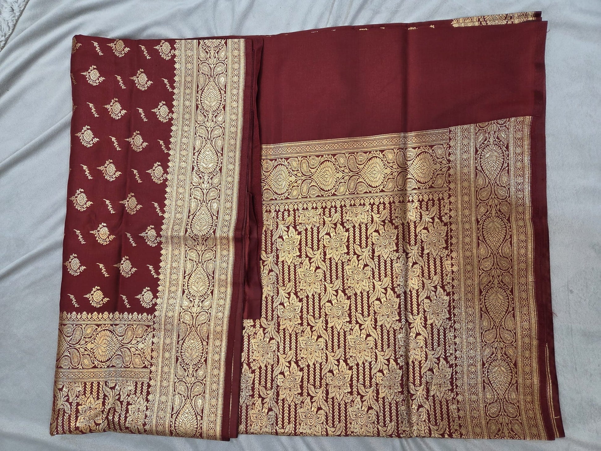 Banarasi Semi katan Silk Saree - VSL Collections