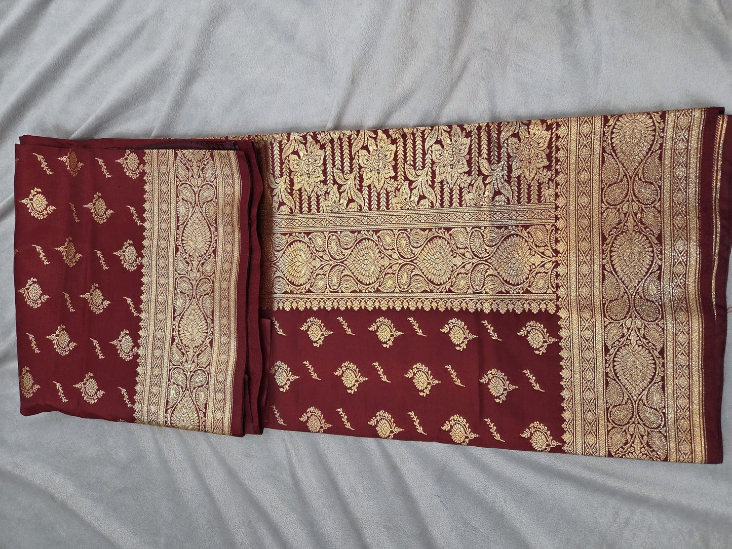 Banarasi Semi katan Silk Saree - VSL Collections