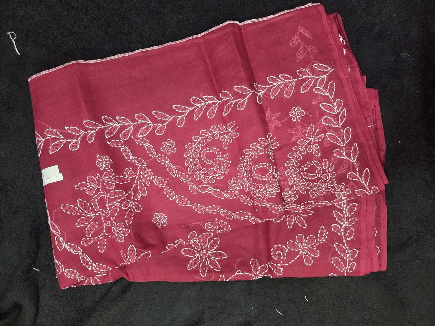 Chikankaari Cotton Sarees with Floral Designs - VSL Collections