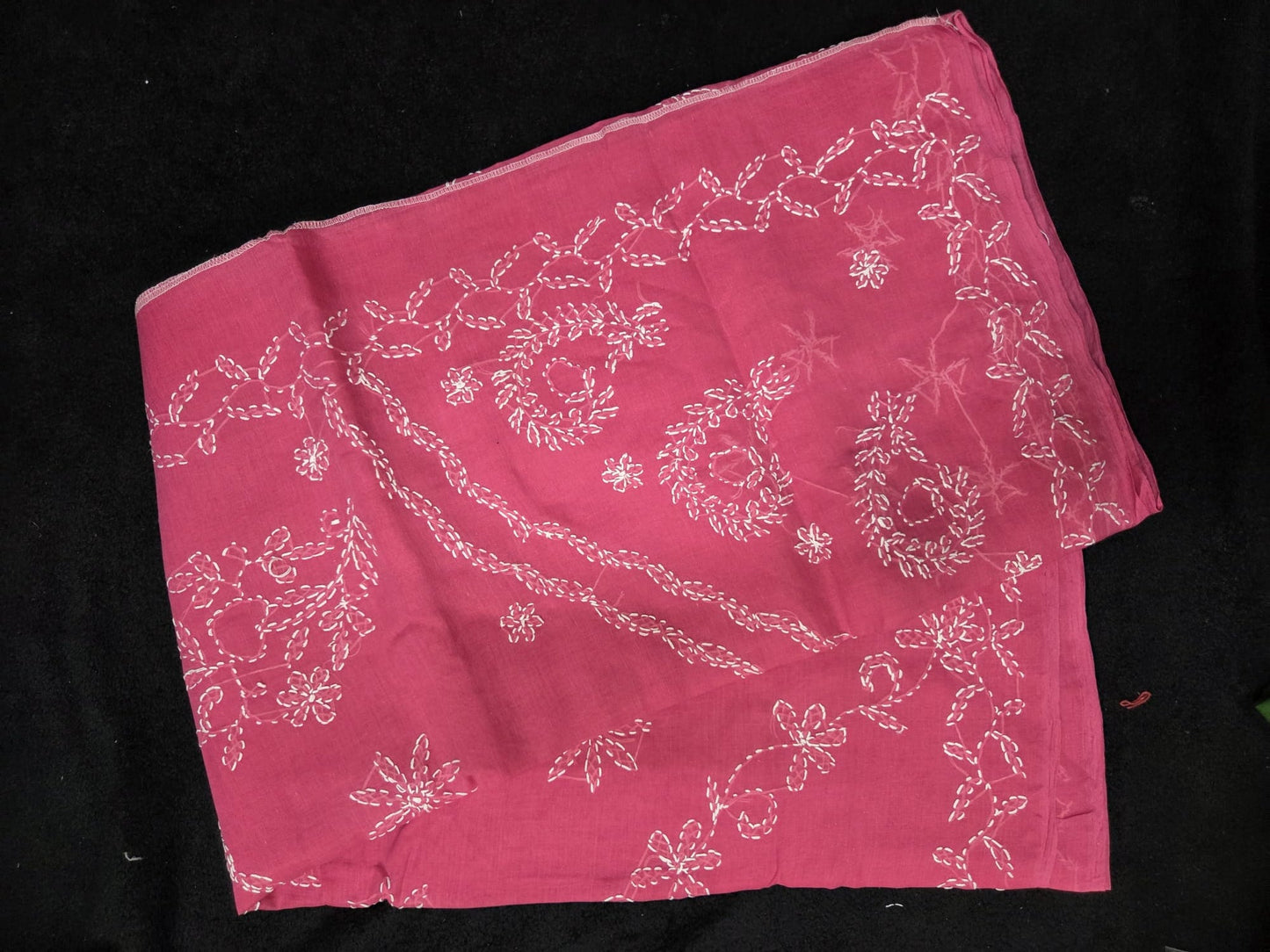 Chikankaari Cotton Sarees with Floral Designs - VSL Collections