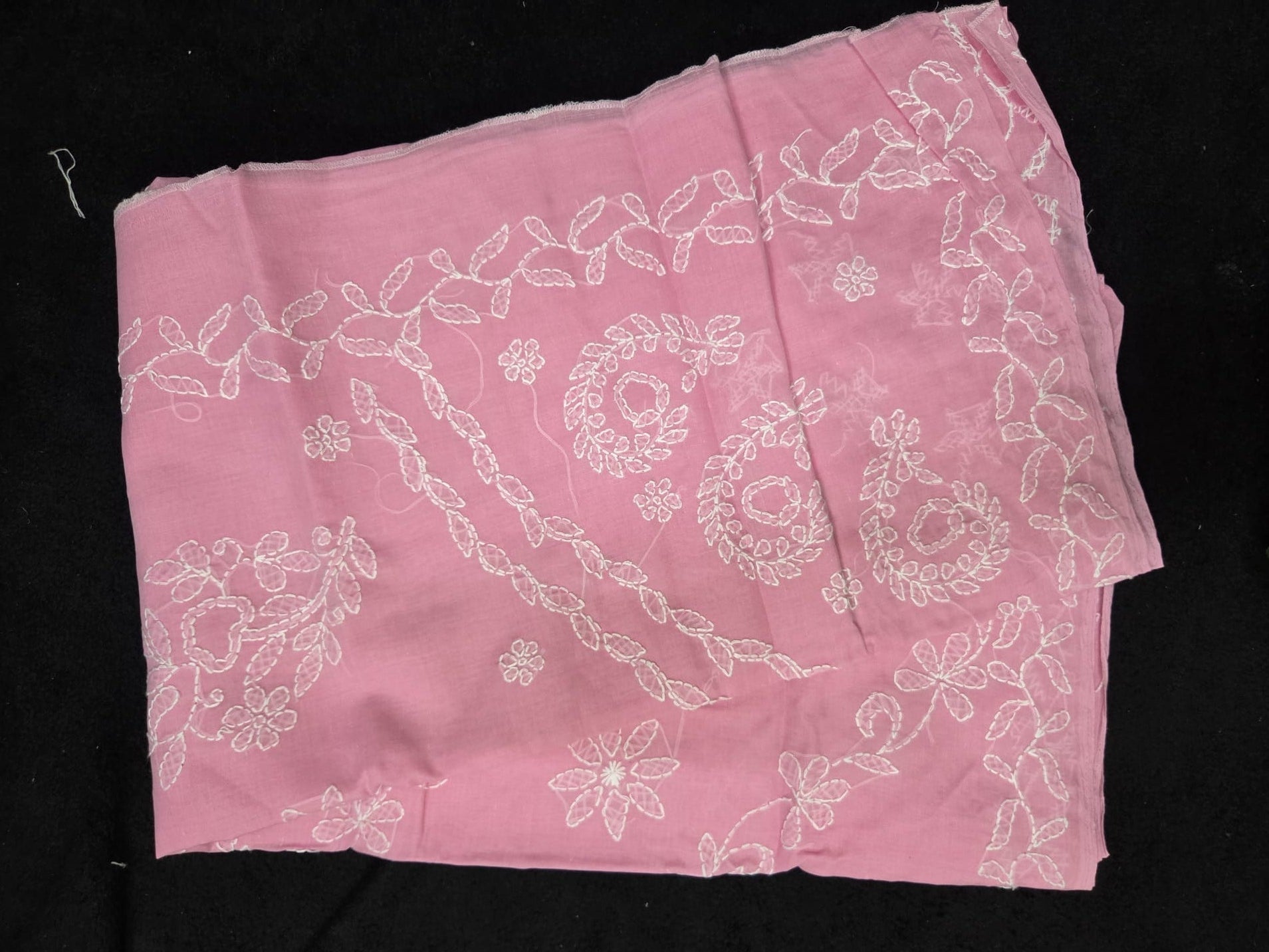 Chikankaari Cotton Sarees with Floral Designs - VSL Collections