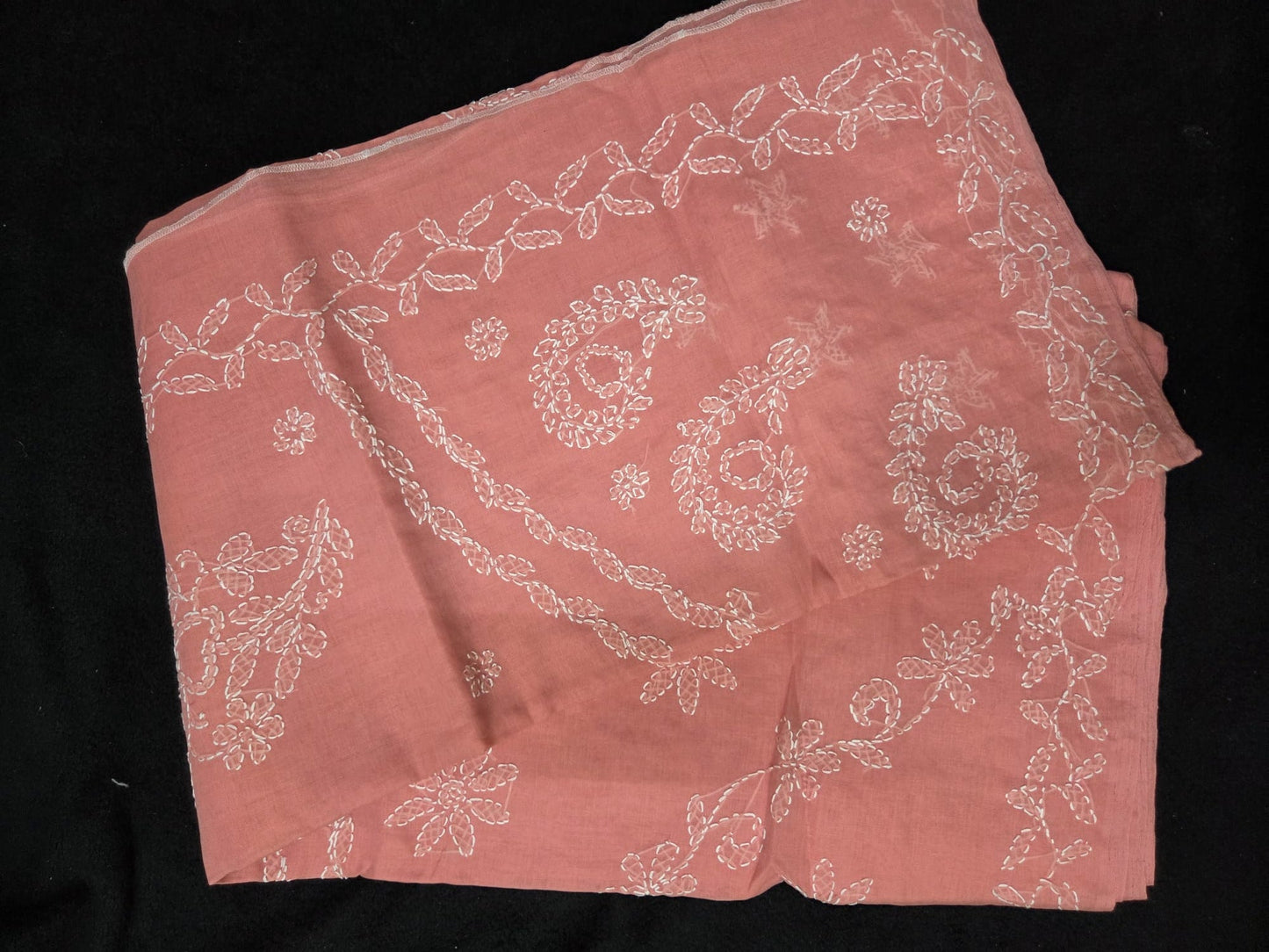 Chikankaari Cotton Sarees with Floral Designs - VSL Collections