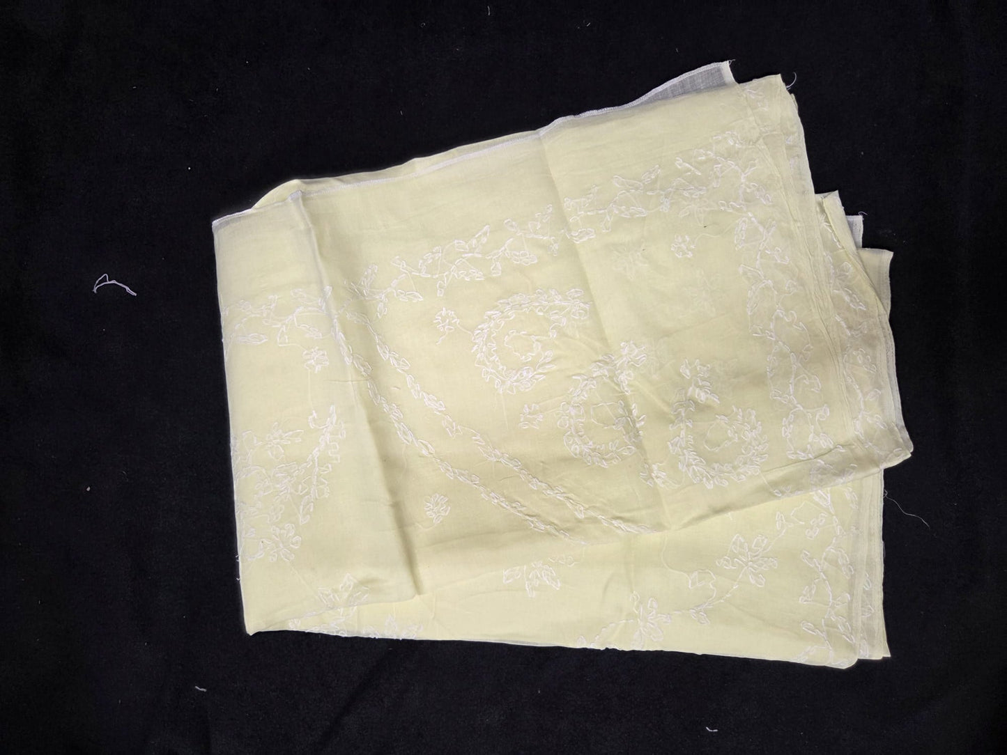 Chikankaari Cotton Sarees with Floral Designs - VSL Collections