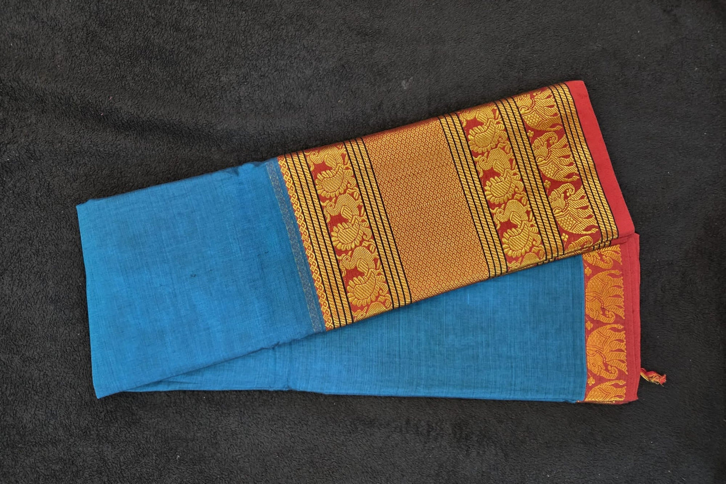 Handloom Narayanapet Cotton Big Border Saree - VSL Collections
