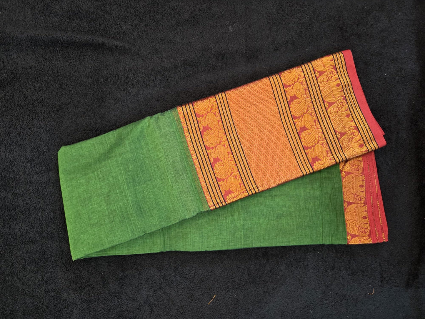 Handloom Narayanapet Cotton Big Border Saree - VSL Collections