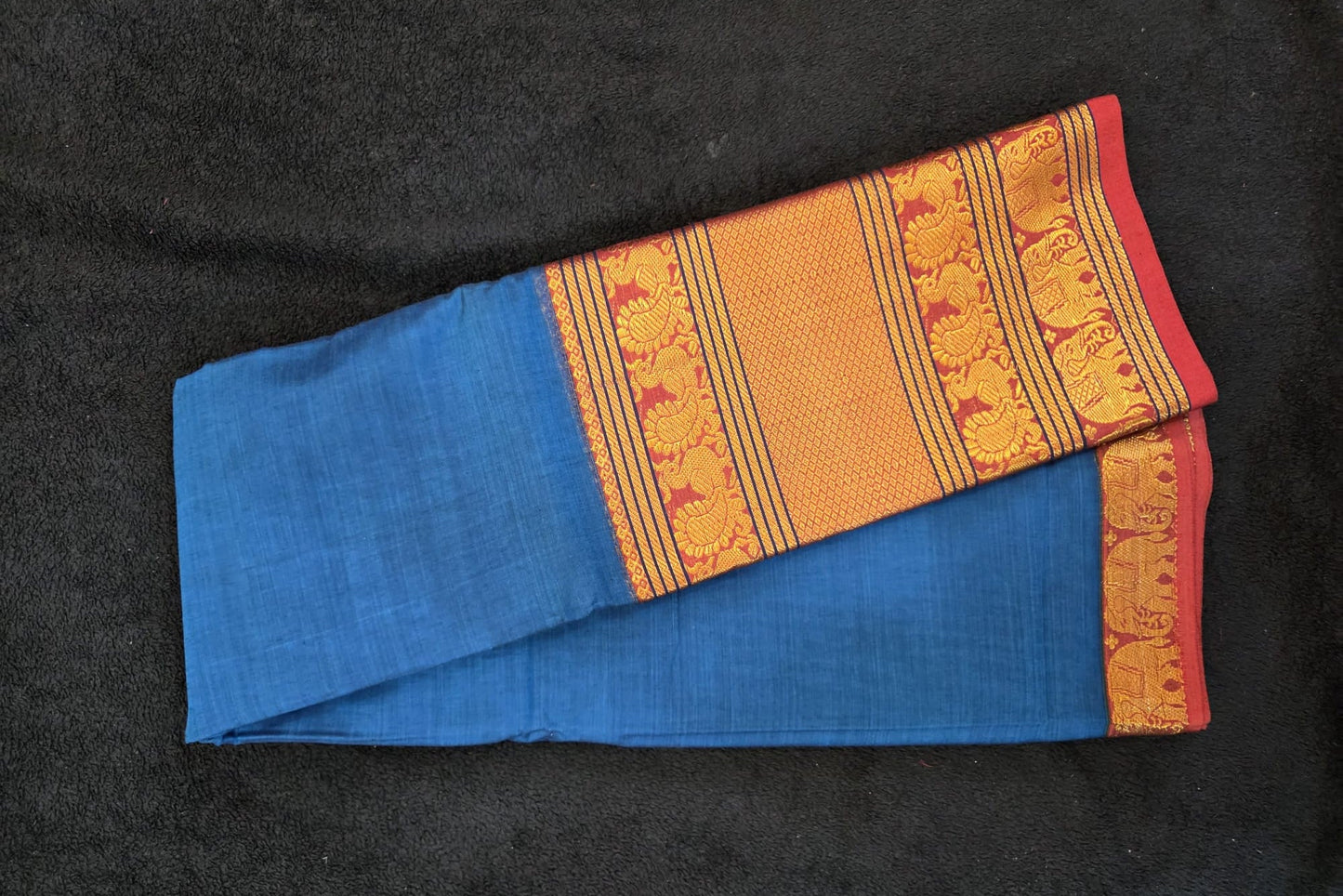 Handloom Narayanapet Cotton Big Border Saree - VSL Collections