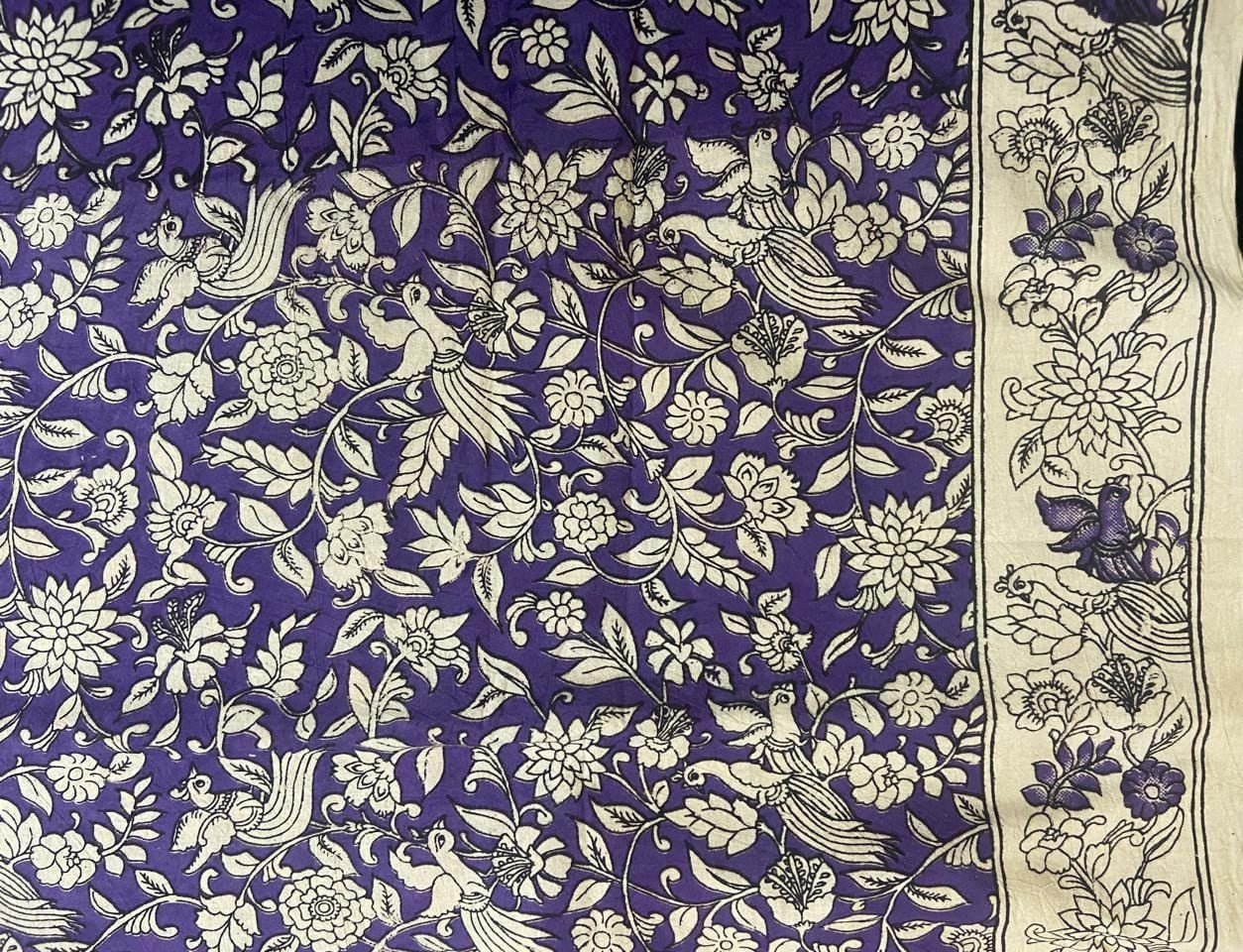 Kalamkari Blouse Pieces - VSL Collections