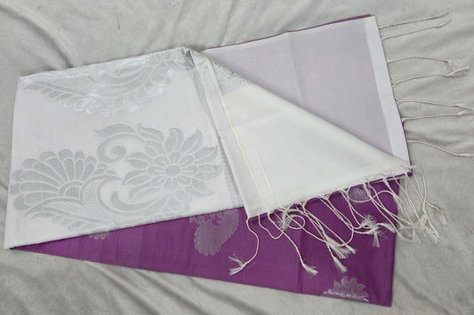 Kanchipuram Soft Silk Saree with Butti and No Border - VSL Collections