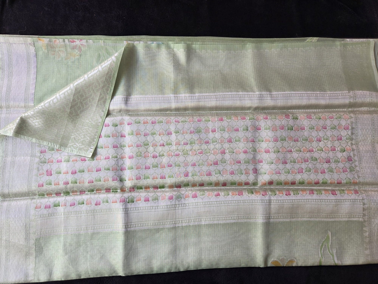 Kota Cotton Sarees with Floral Design - VSL Collections