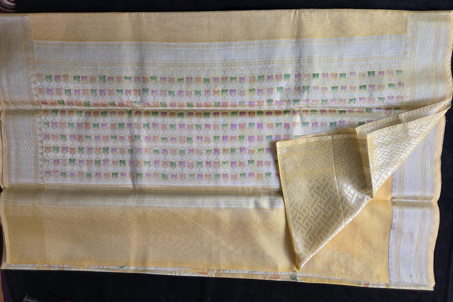 Kota Cotton Sarees with Floral Design - VSL Collections