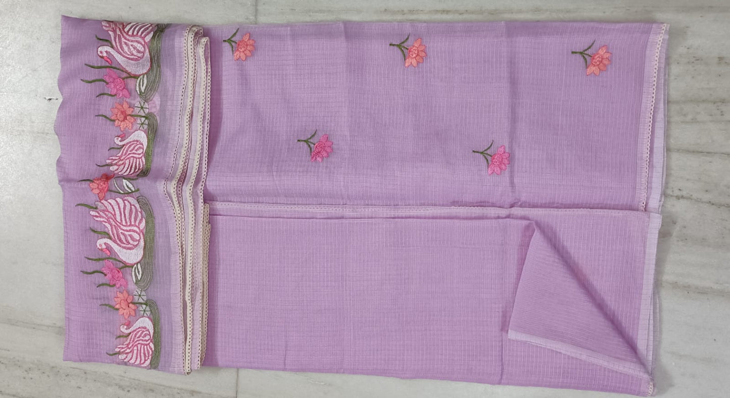 Kota Cotton Supernet Sarees