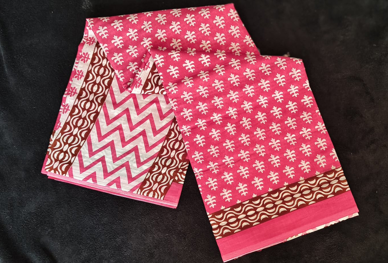 Mul Cotton Sarees with Prints - VSL Collections