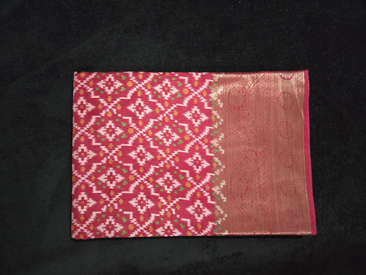 Patola Printed Dola Silk Saree - VSL Collections