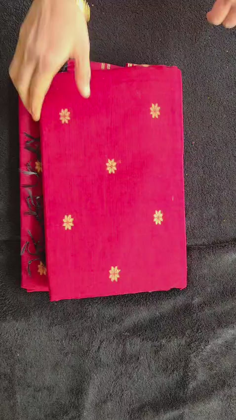 Pure Maheshwari Sico with Buti Saree