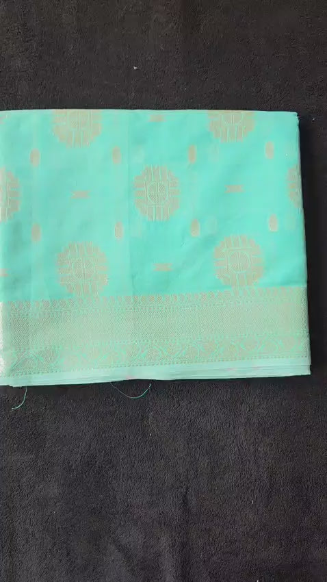 Banaras semi cotton saree video