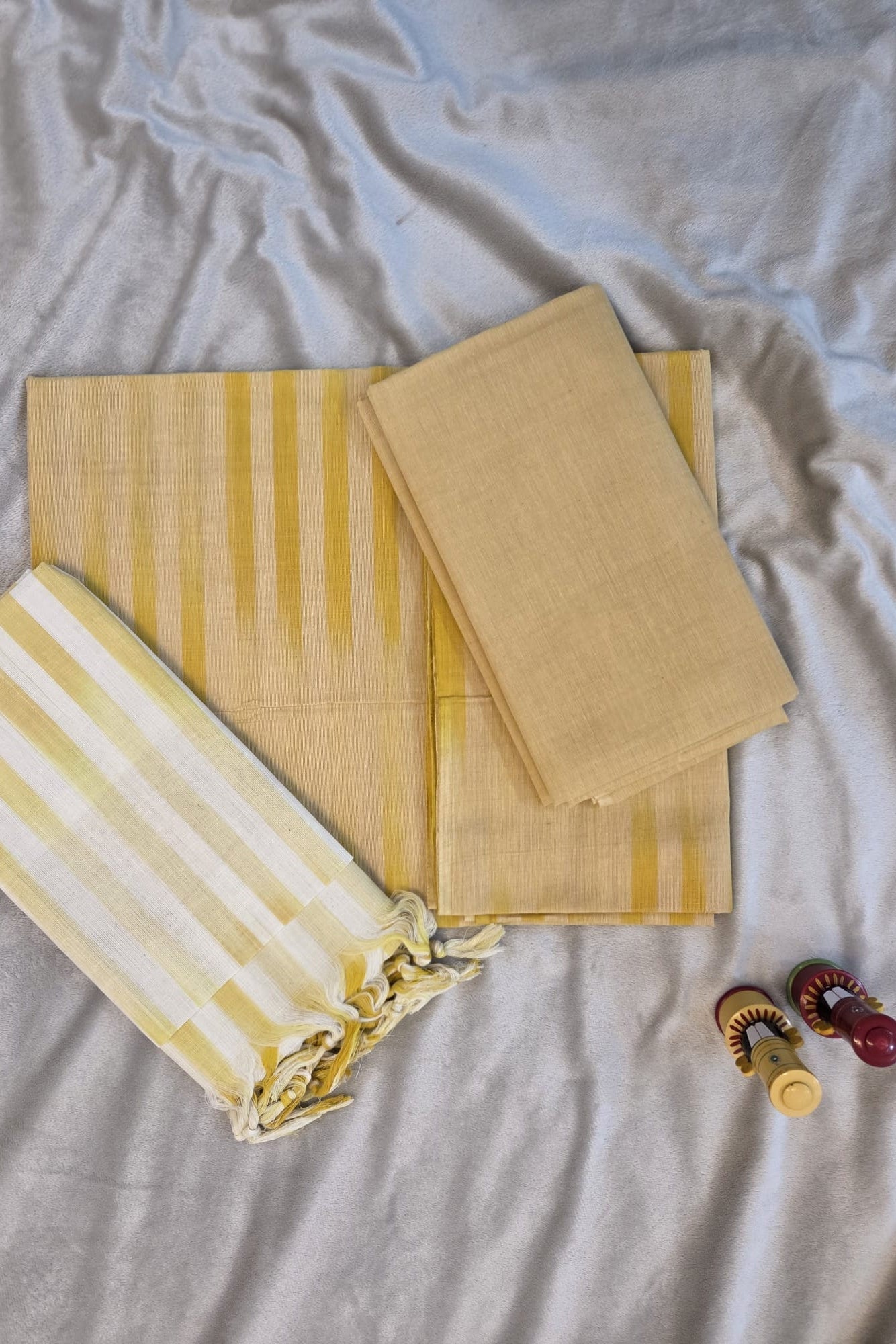 Pure Mangalagiri Cotton Ikkath Lines - VSL Collections