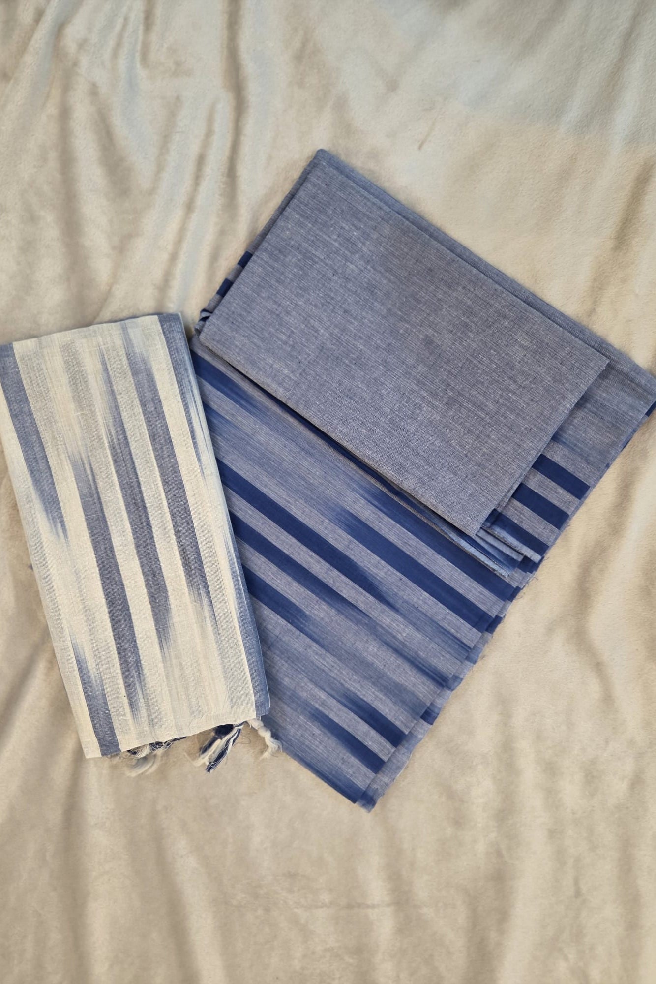 Pure Mangalagiri Cotton Ikkath Lines - VSL Collections