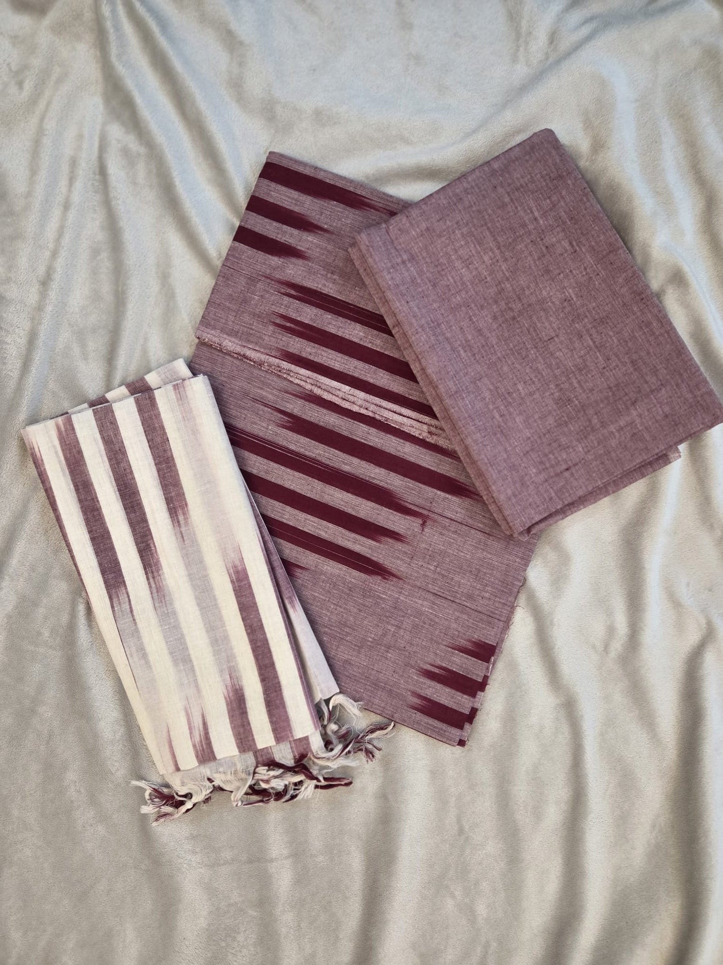 Pure Mangalagiri Cotton Ikkath Lines - VSL Collections
