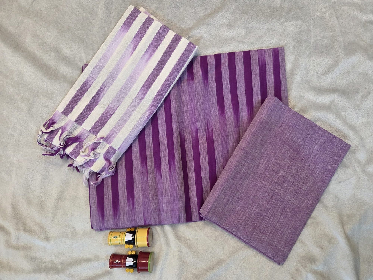 Pure Mangalagiri Cotton Ikkath Lines - VSL Collections