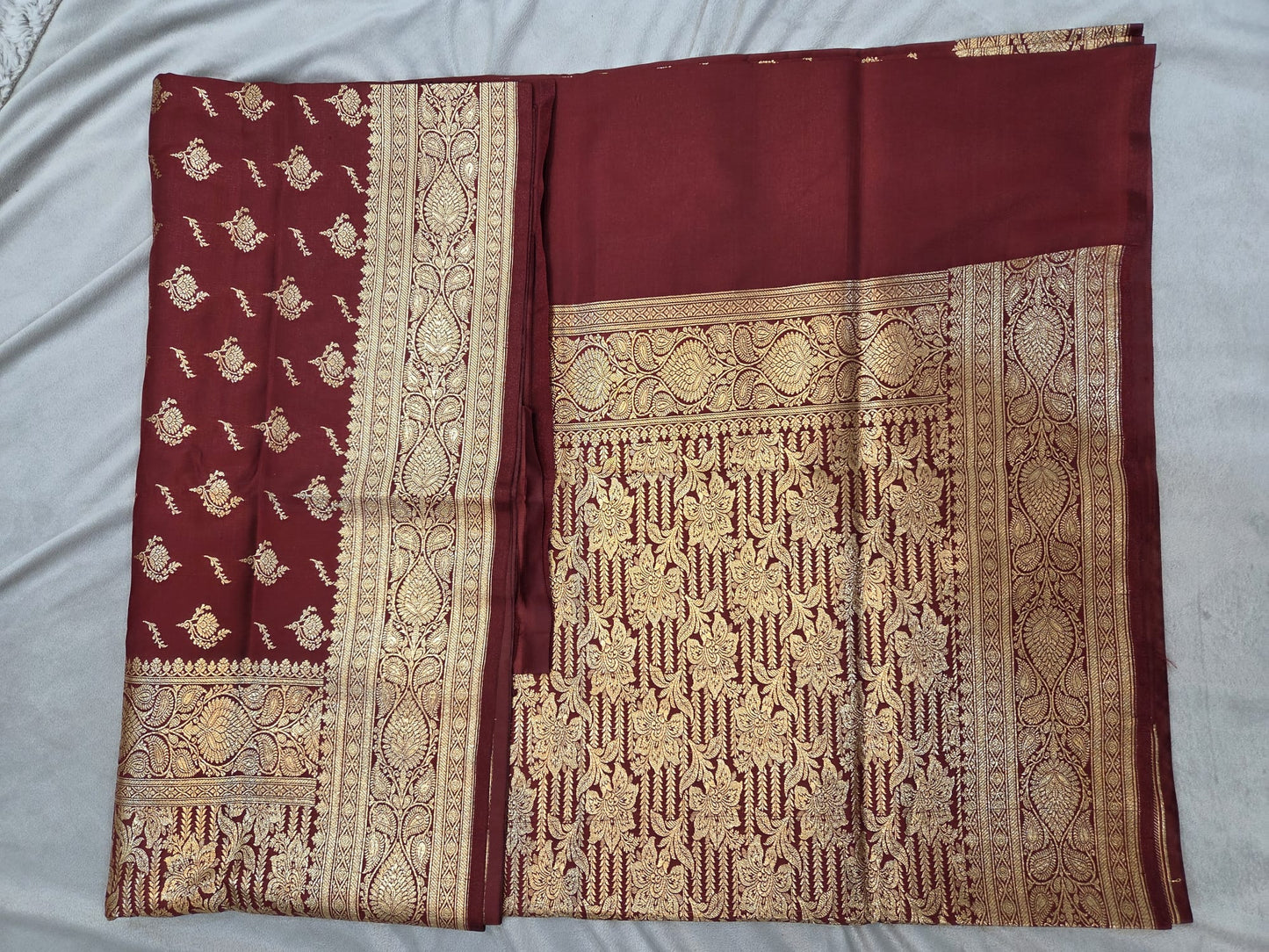 Banarasi Semi katan Silk Saree