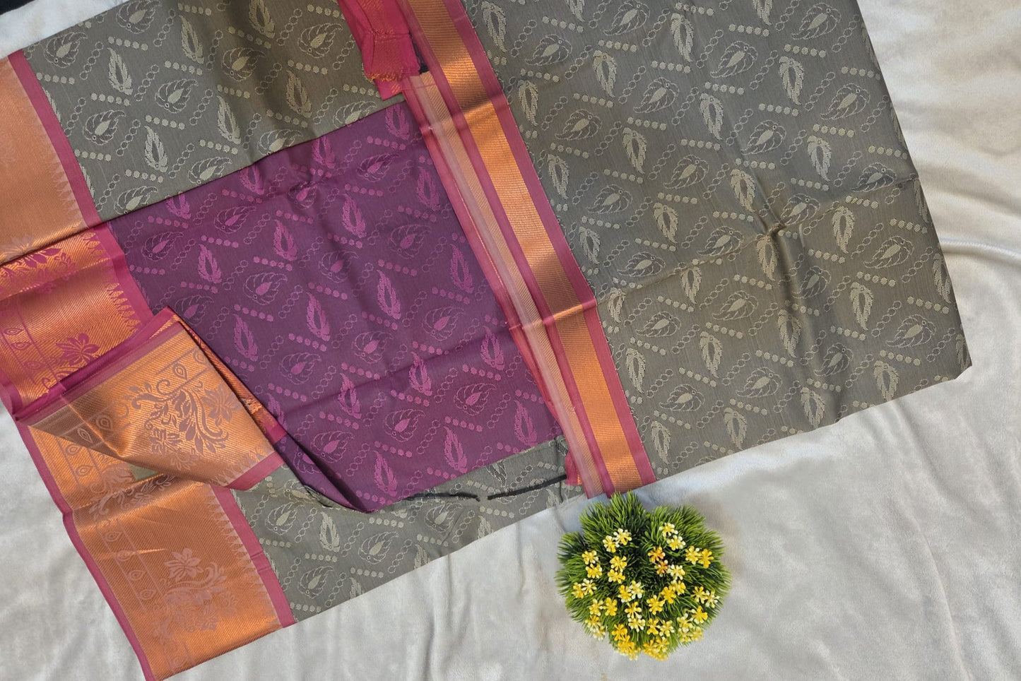 Semi Kanchi Soft Silk - VSL Collections