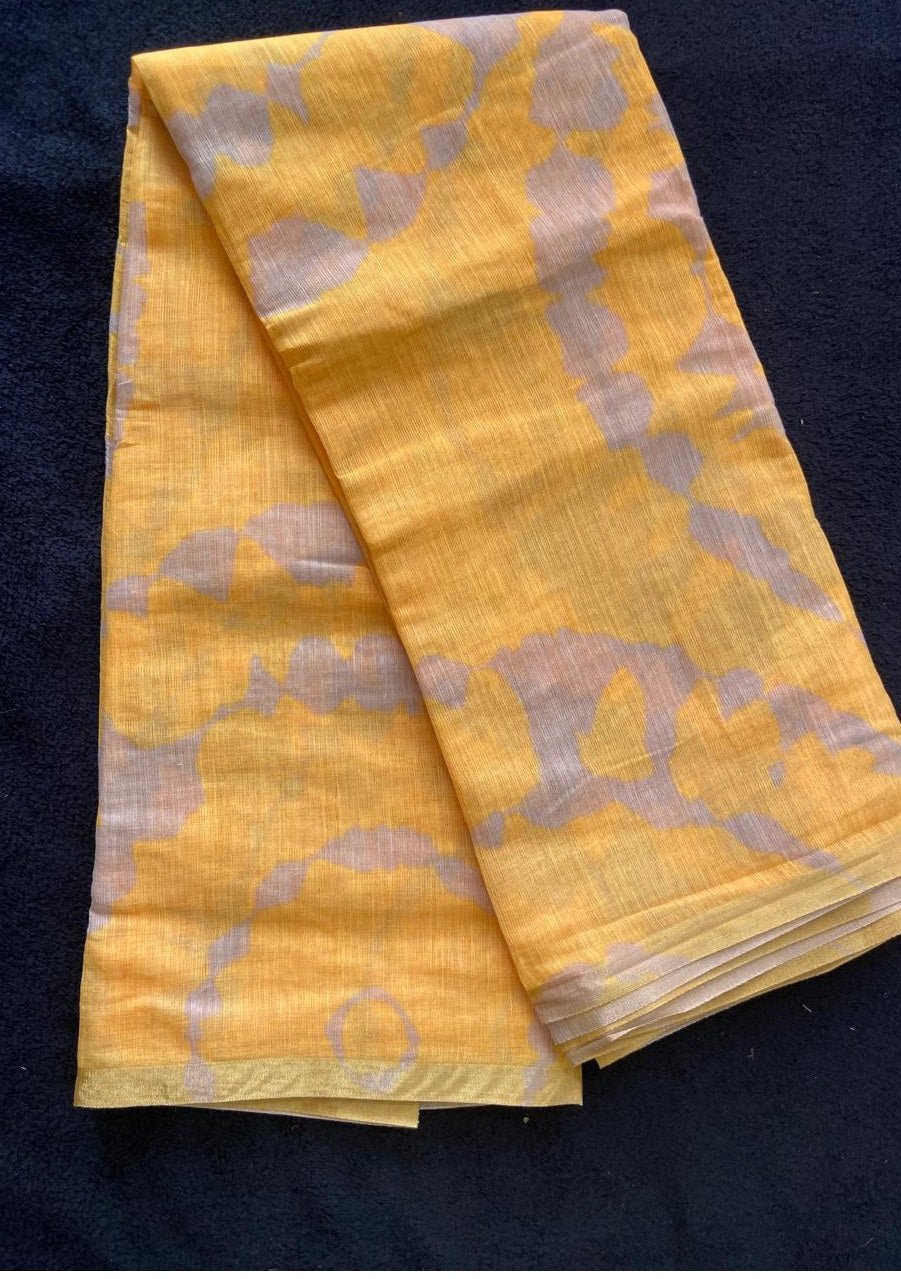 Soft Cotton Sarees with Batik Prints - VSL Collections