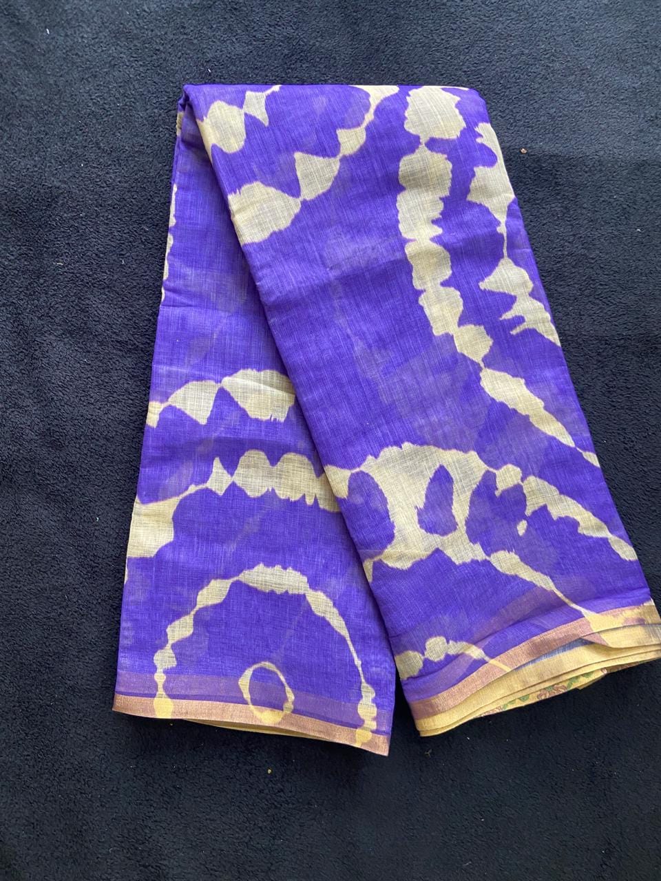 Soft Cotton Sarees with Batik Prints - VSL Collections